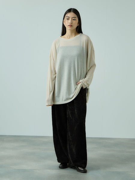 サージ2タックワイドパンツ≪手洗い可能≫