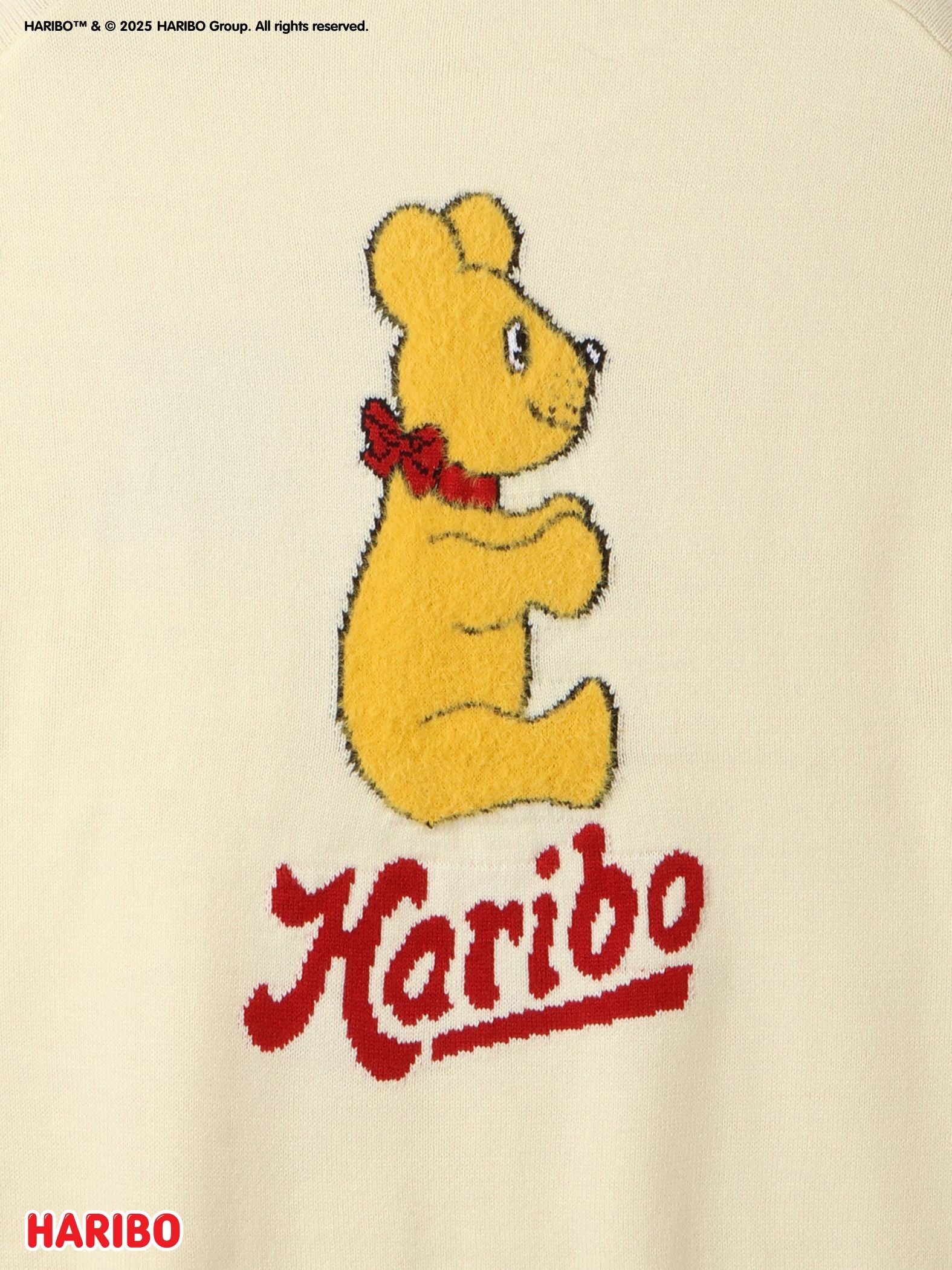 HARIBO/RETROゴールドベアニット≪手洗い可能≫