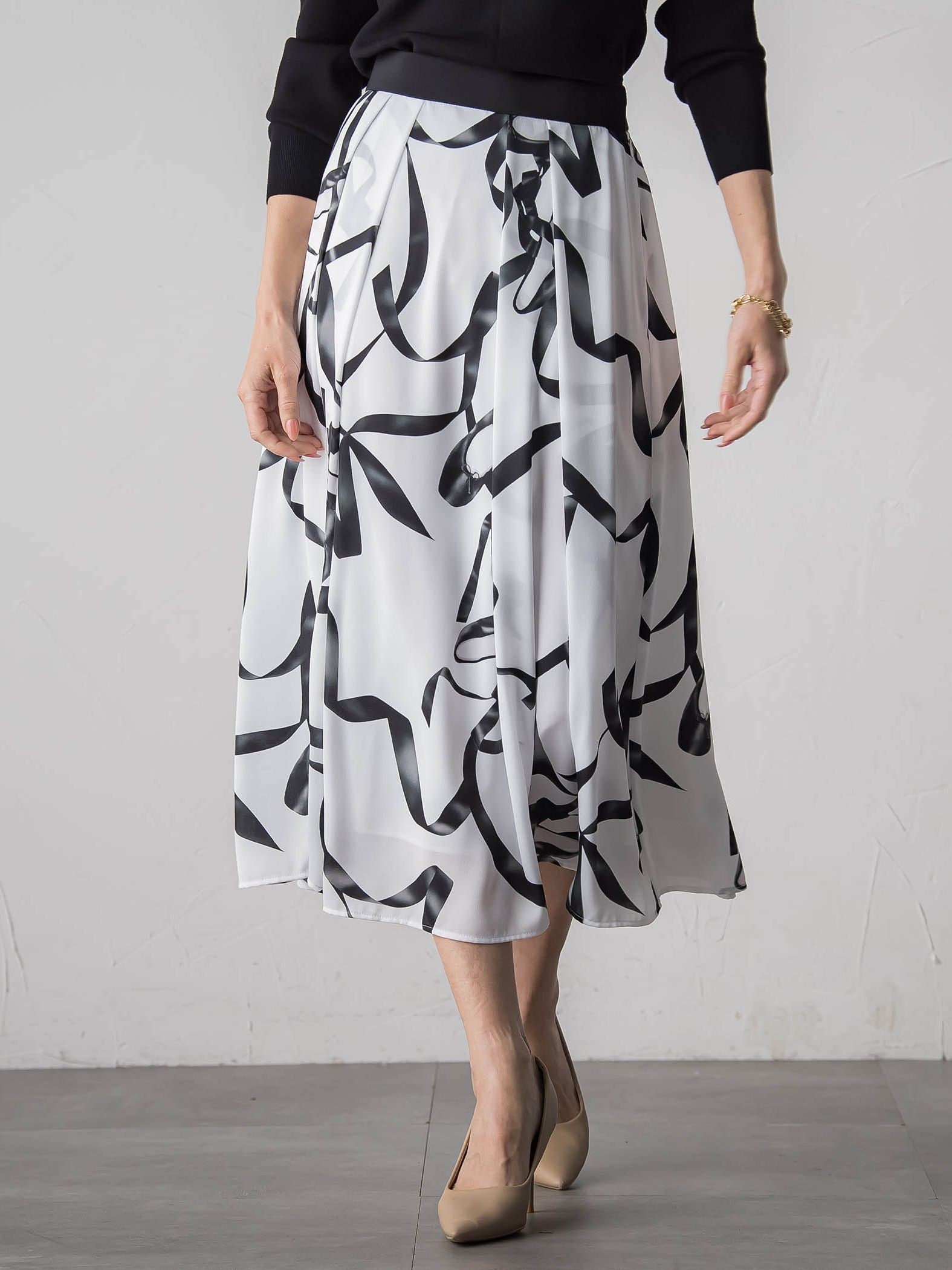 トゥシューズスカート