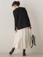 モナコツィードブラウス≪手洗い可能≫