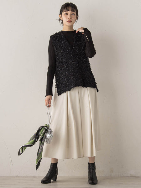 モナコツィードブラウス≪手洗い可能≫