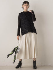 モナコツィードブラウス≪手洗い可能≫