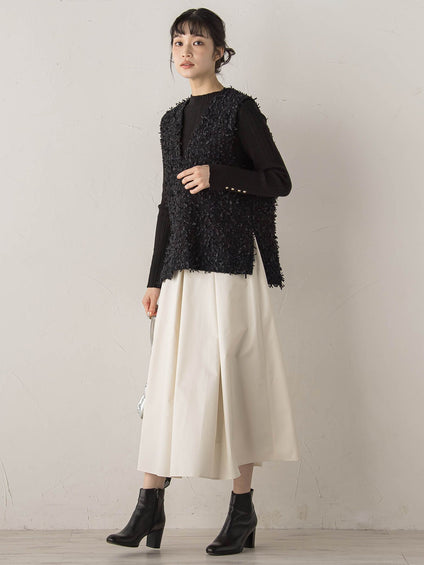 モナコツィードブラウス≪手洗い可能≫