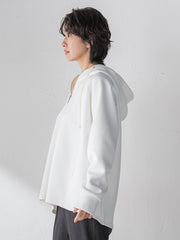 【大きいサイズ】ストレッチダンボールジップパーカー