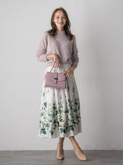 ラメシャギーニット