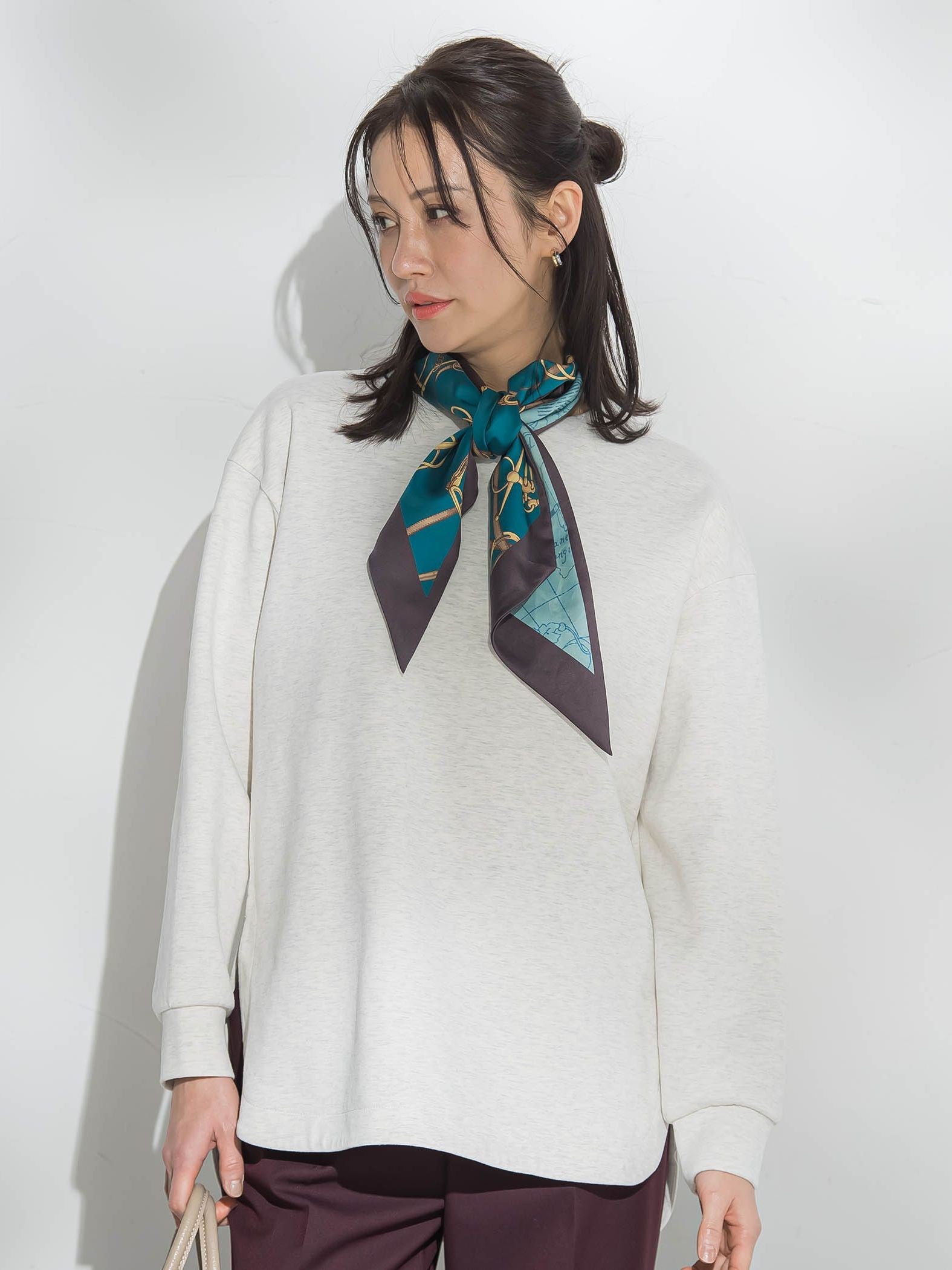 【WEB限定】美フォルムデイリープルオーバー≪洗濯機で洗える/11号あり≫