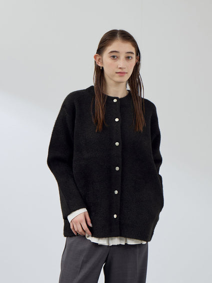 フェレットタッチWフェイスニットジャケット≪手洗い可能≫