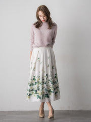 ラメシャギーニット