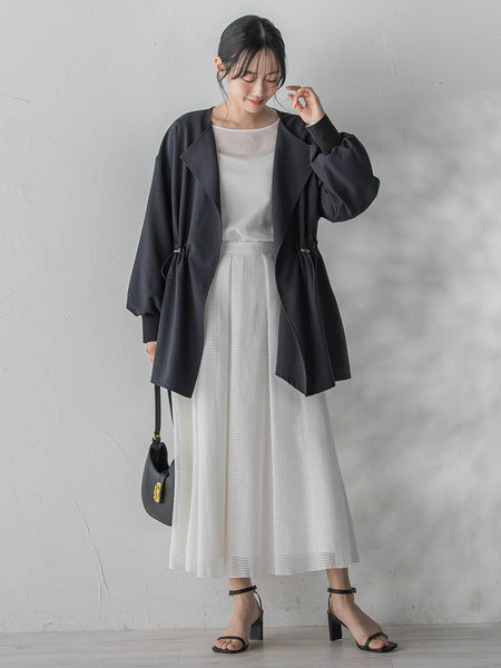 コットンサラチュールカットソー