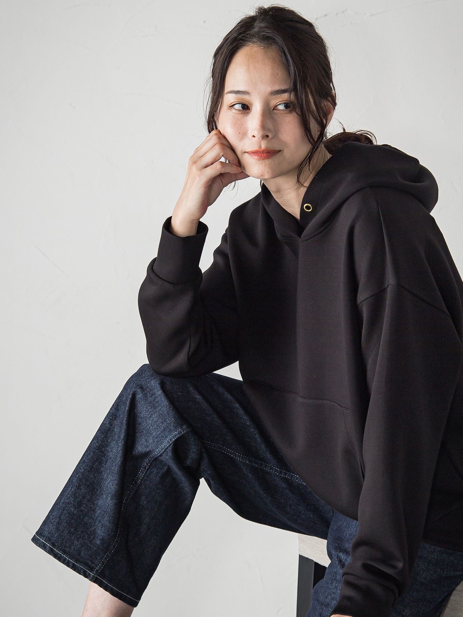 【WEB限定】ふんわリッチパーカー≪手洗い可能≫