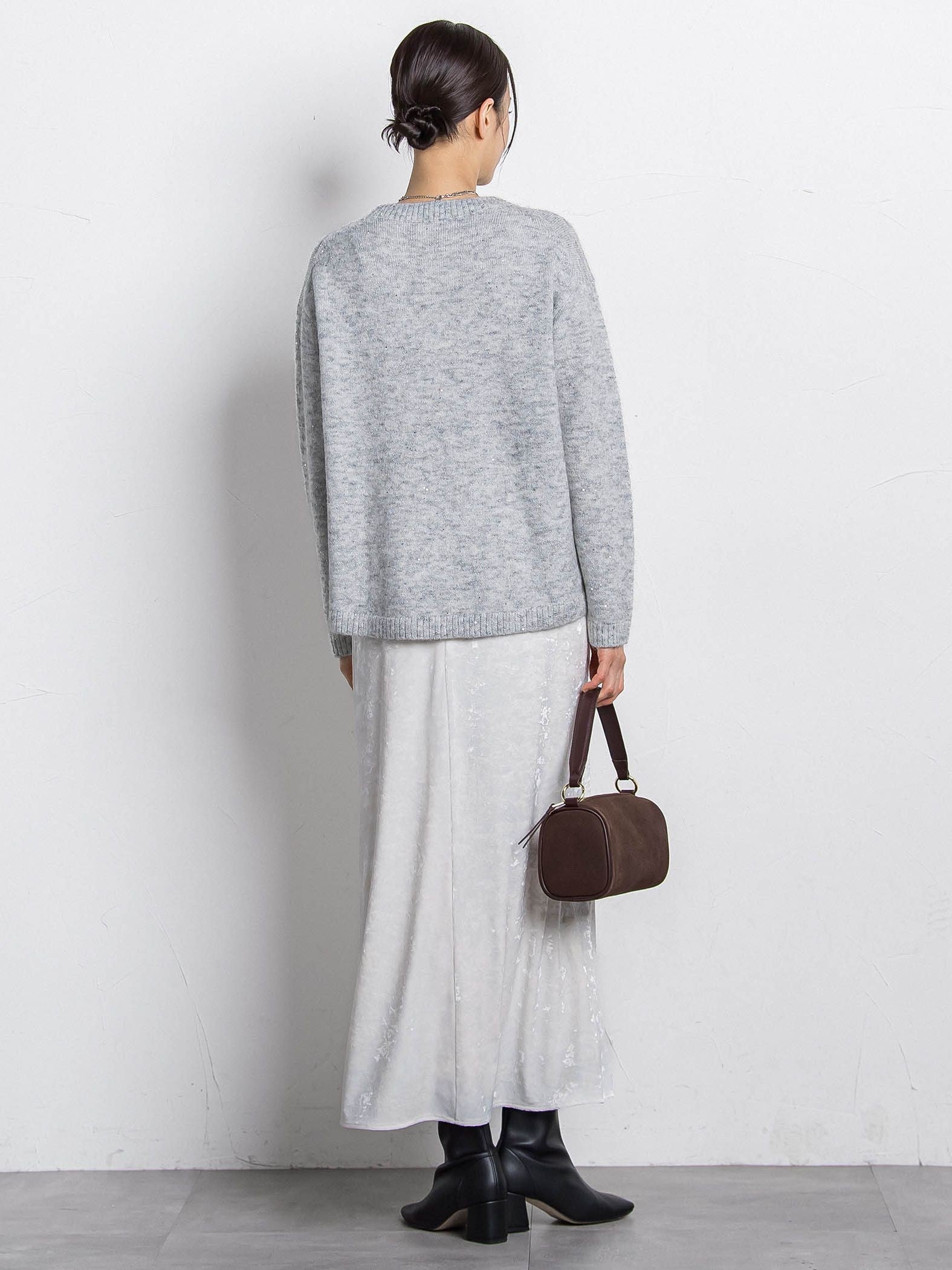 スノーベロアクラッシュスカート