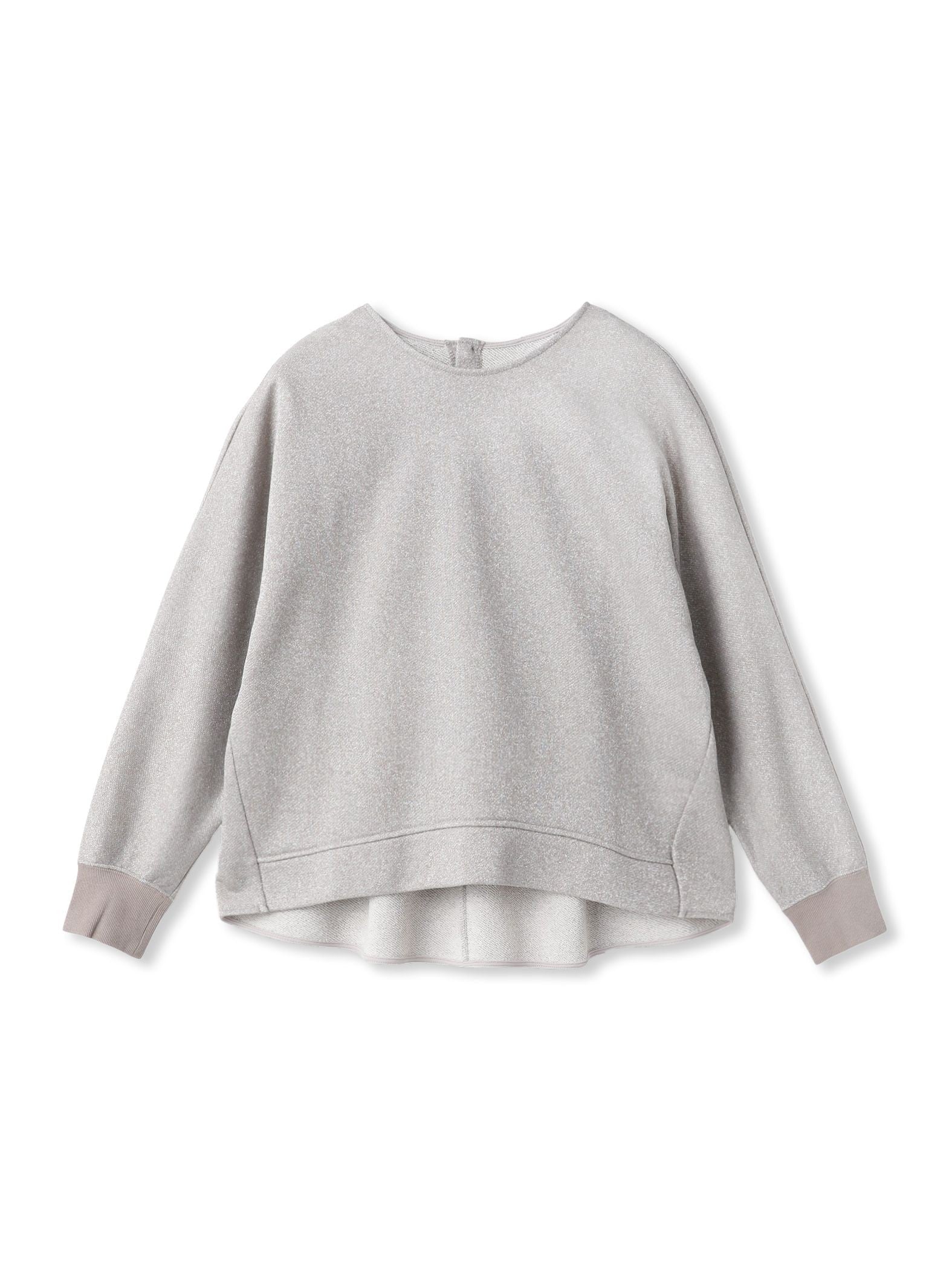 ラメ裏毛カットソー