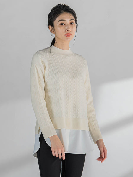 ケーブルニット