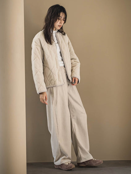 メランジリブタートルネックプルオーバー