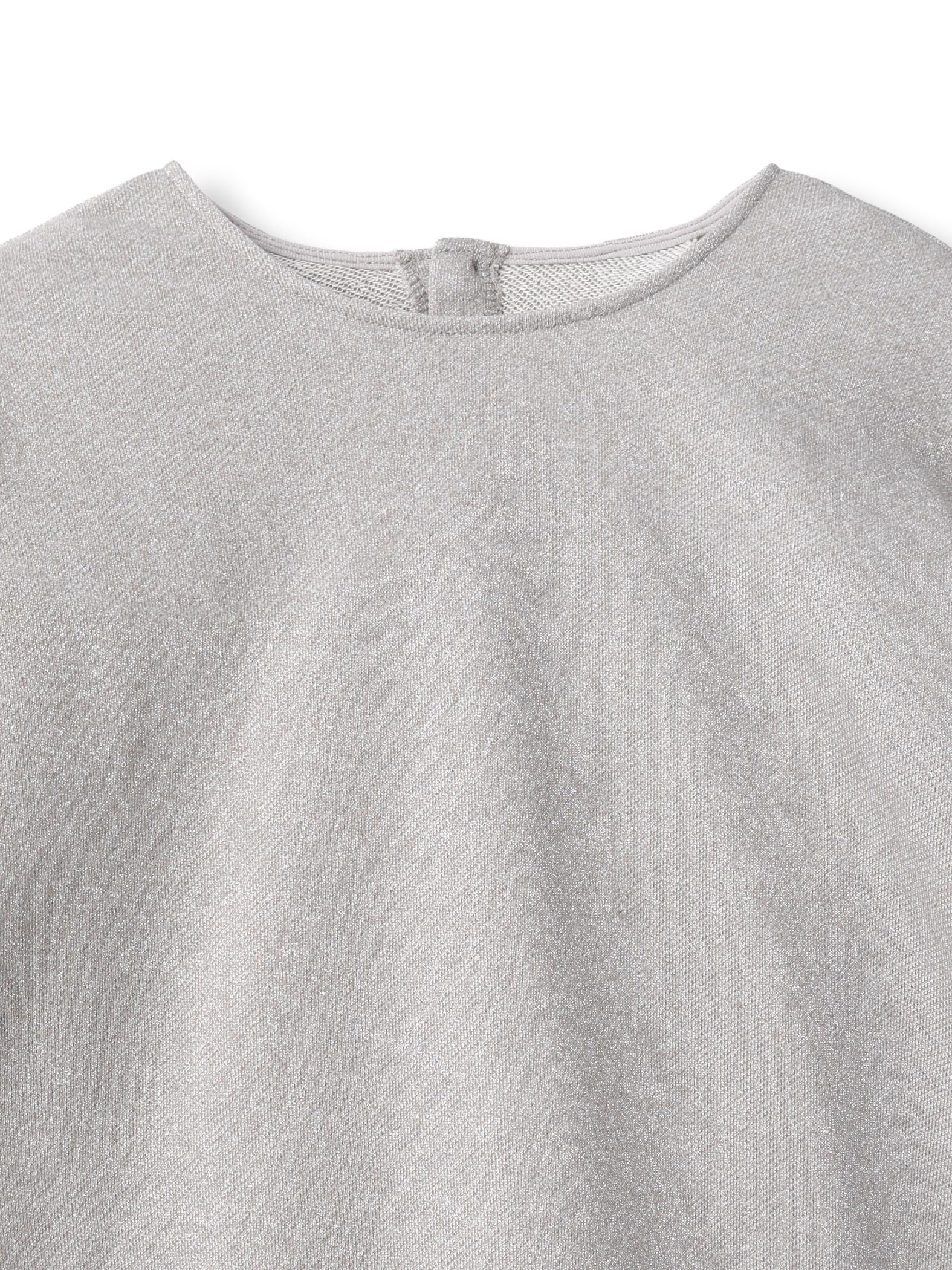 ラメ裏毛カットソー