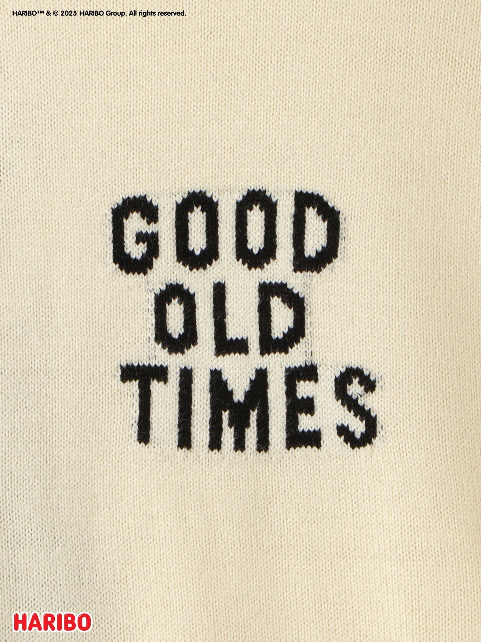 HARIBO/RETROゴールドベアニット≪手洗い可能≫