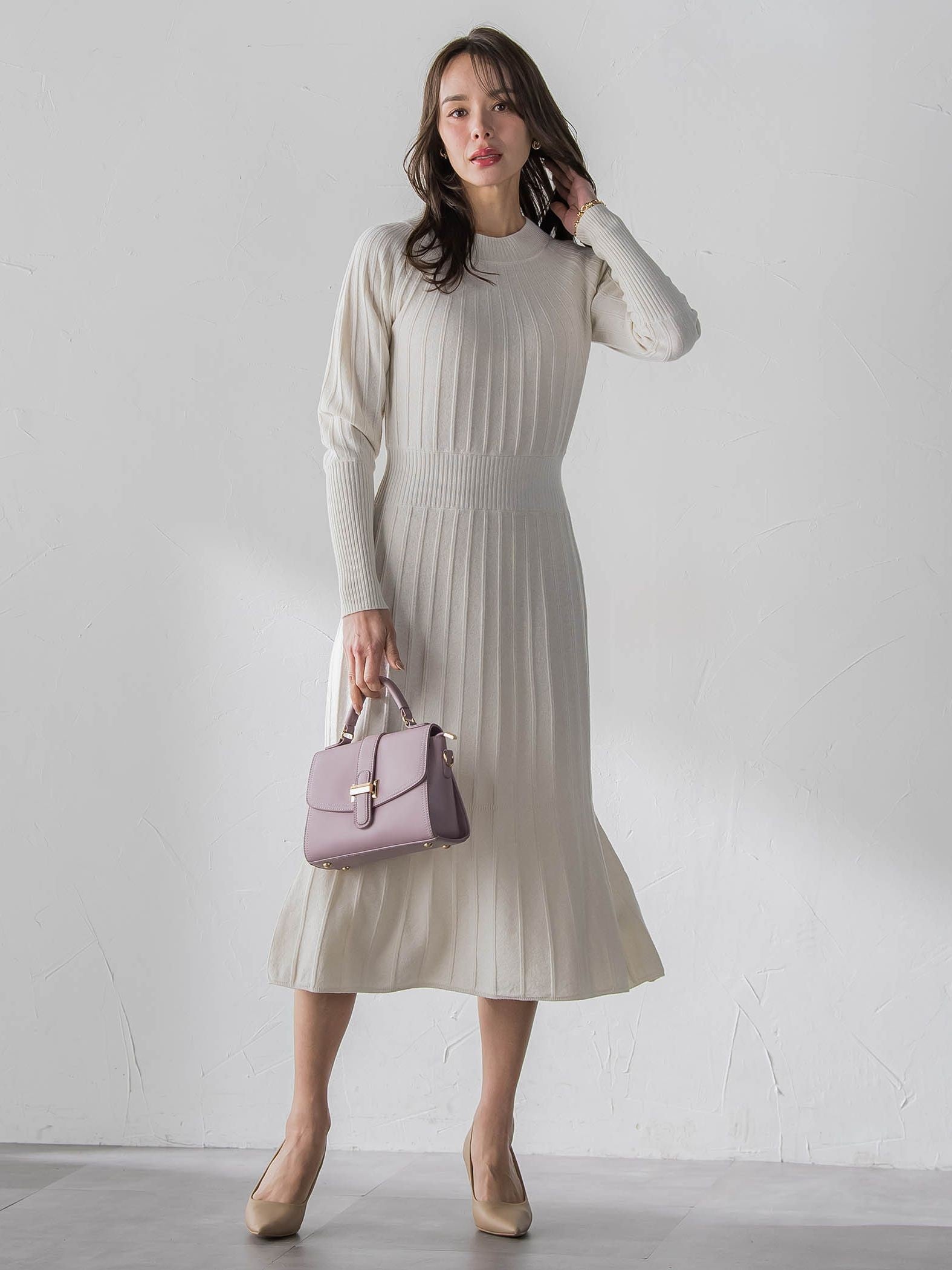 ニットワンピース