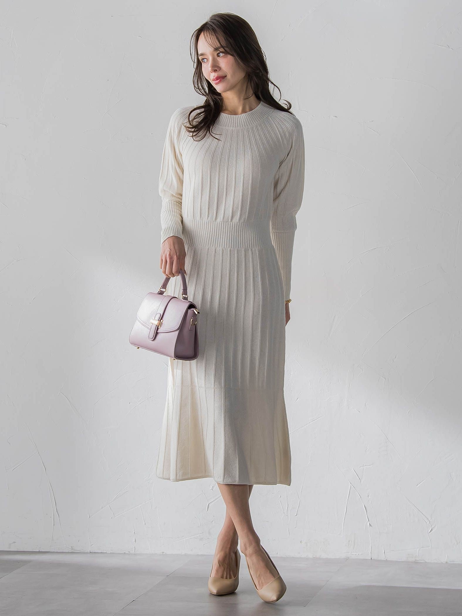 ニットワンピース