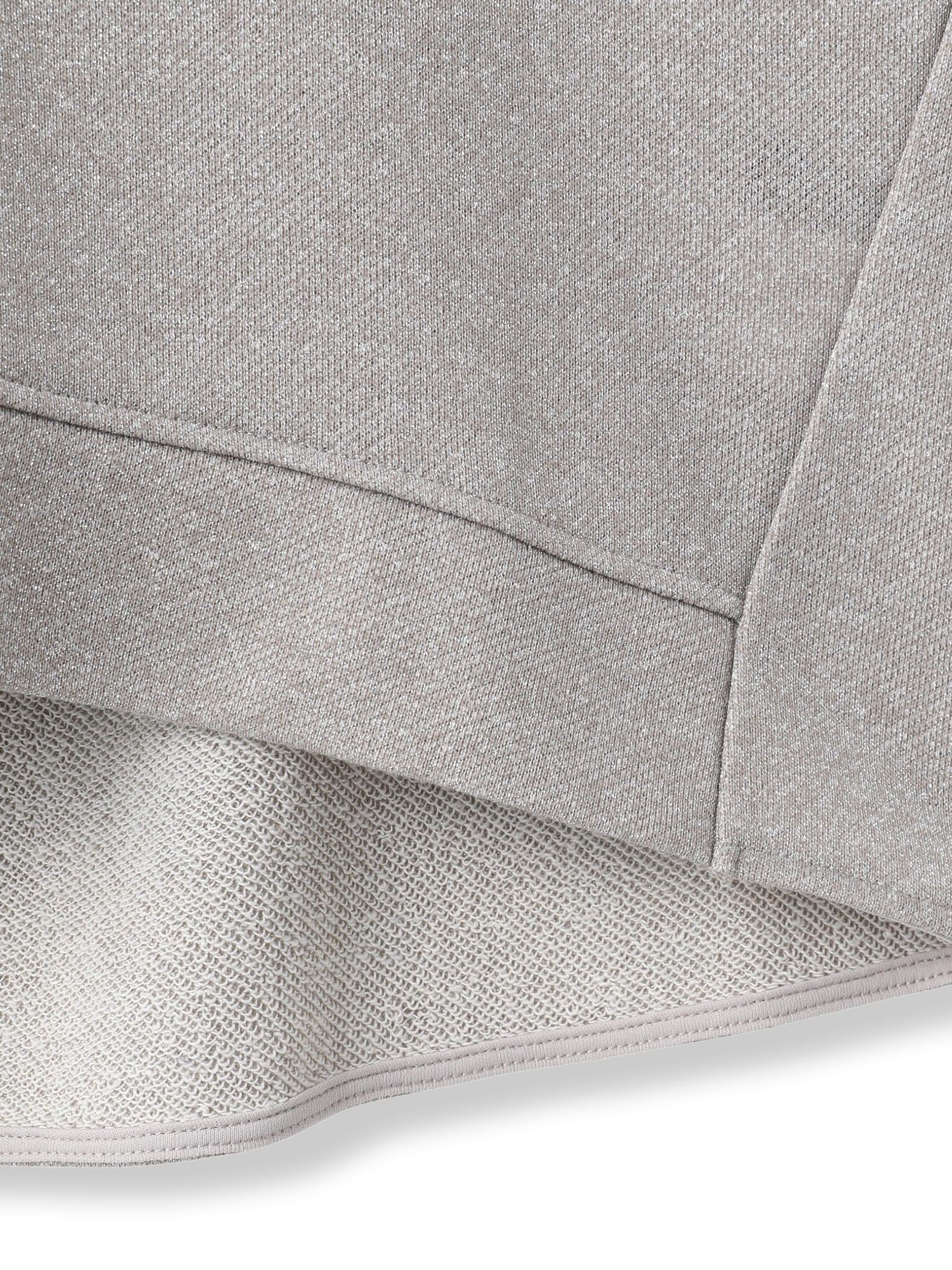 ラメ裏毛カットソー