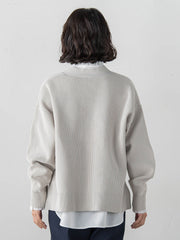 【大きいサイズ/WEB限定カラーあり】スポンディッシュニットカーディガン