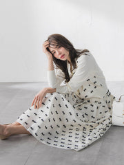 リボンジャガードスカート