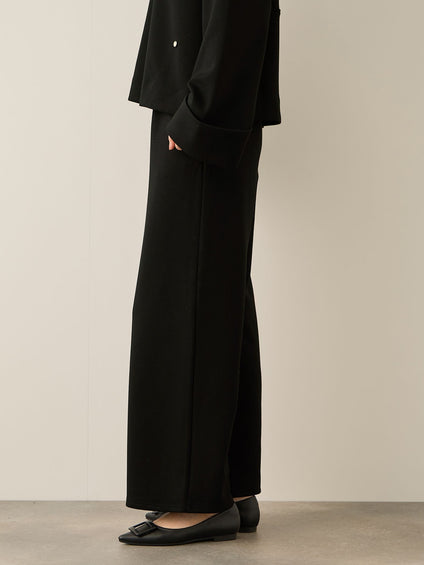 フリースバックダンボールワイドパンツ≪手洗い可能≫