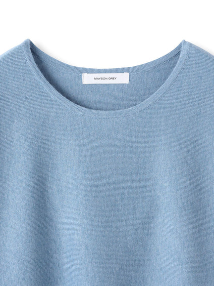 袖口ボタンドルマンニットプルオーバー≪手洗い可能≫