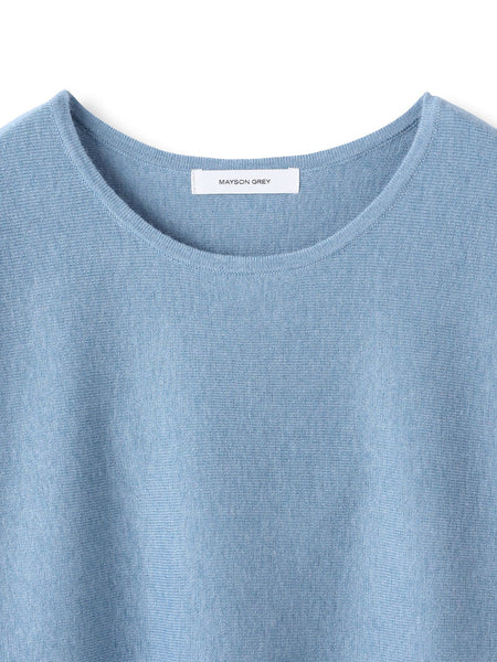 袖口ボタンドルマンニットプルオーバー≪手洗い可能≫