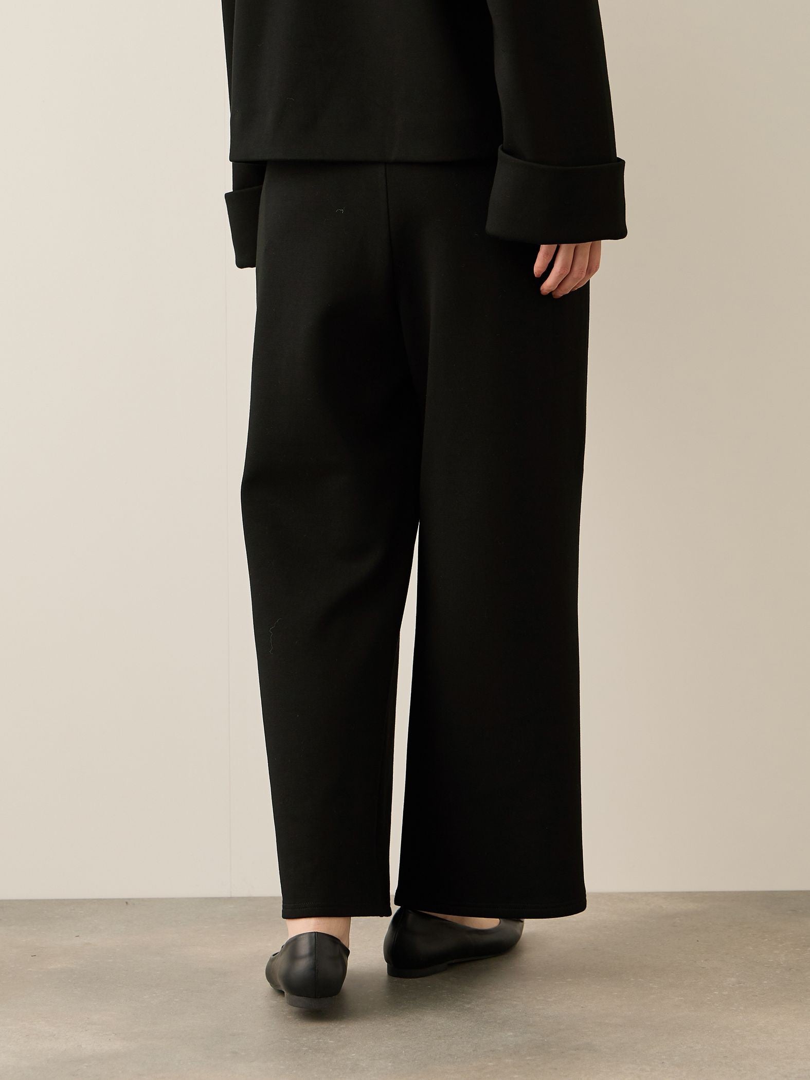 フリースバックダンボールワイドパンツ≪手洗い可能≫