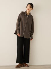 フリースバックダンボールワイドパンツ≪手洗い可能≫