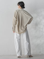 ヴィンテージブロードシャツ≪手洗い可能≫