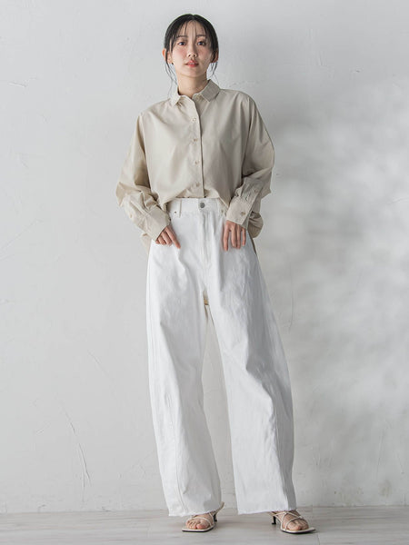 ヴィンテージブロードシャツ≪手洗い可能≫