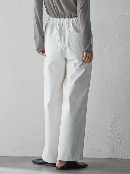 【大きいサイズ】【biyori】裏起毛ウインターデニムパンツ