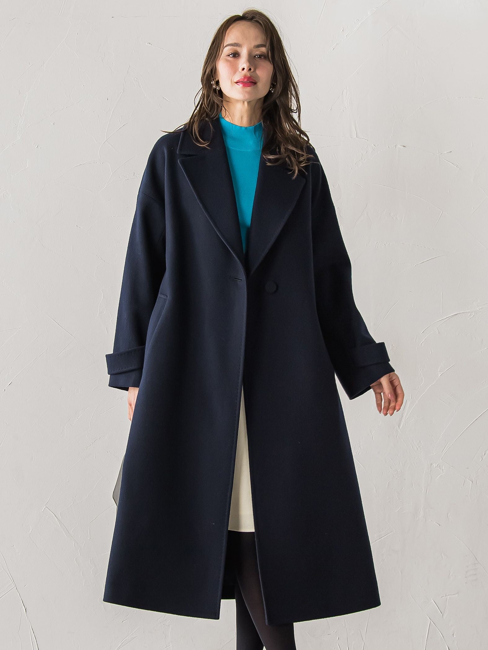 テーラードカラーコート