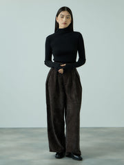 サムホールハイネックニットプルオーバー≪手洗い可能≫