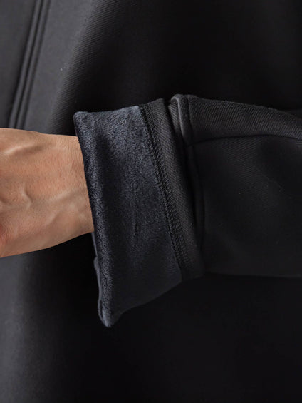 【WEB限定】裏毛布スタンドネックプルオーバー≪毛玉防止・ストレッチ≫