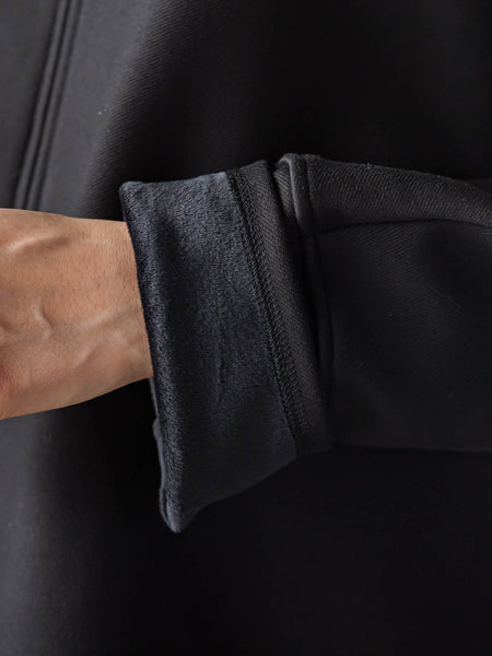 【WEB限定】裏毛布スタンドネックプルオーバー≪毛玉防止・ストレッチ≫