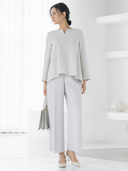 トリクシオンワイドパンツ≪セットアップ対応/手洗い可能≫