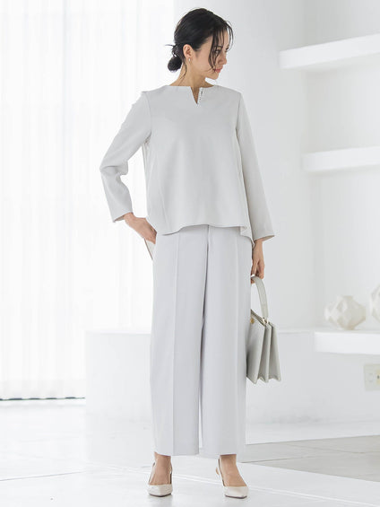 トリクシオンワイドパンツ≪セットアップ対応/手洗い可能≫