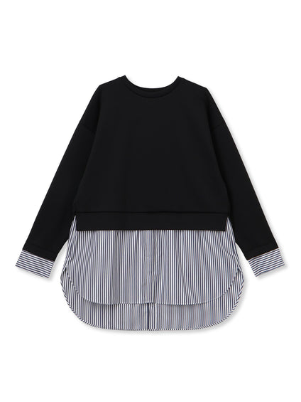 【一部店舗限定販売】ダンボール×ストライプドッキングトップス