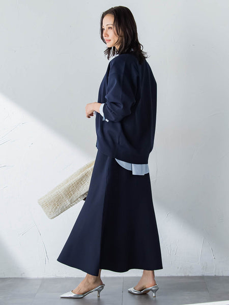 Vネックカーディガン