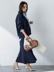 Vネックカーディガン