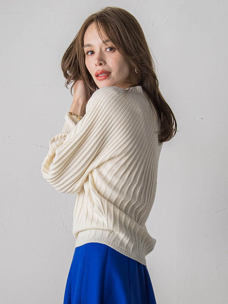 【WEB限定カラーあり】ホールガーメントニット