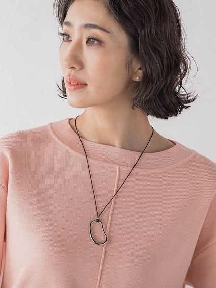 オーバルトップネックレス