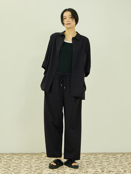 【涼やかストレッチ】ワイドパンツ