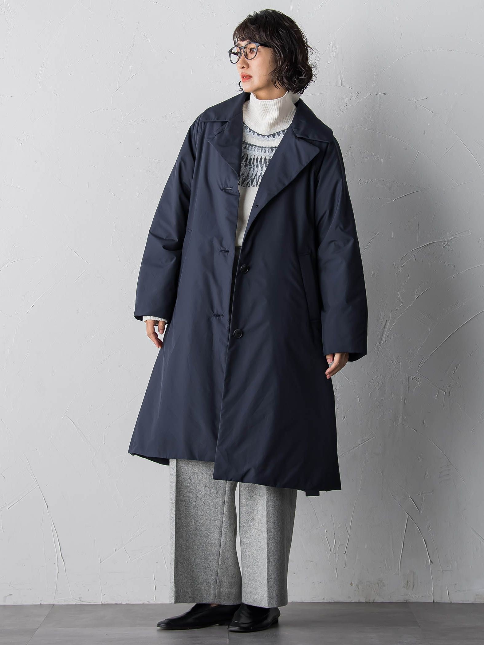 <保温・蓄熱>空気をまとう”軽暖”コート