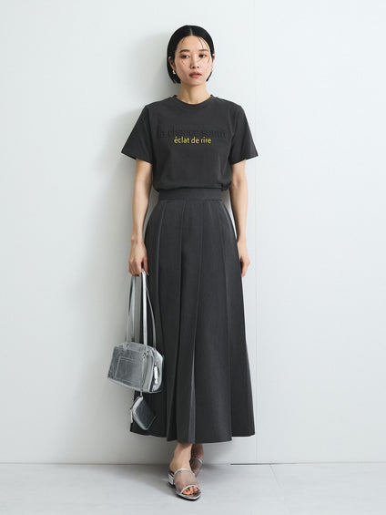 エンボスプリントTシャツ≪手洗い可能≫