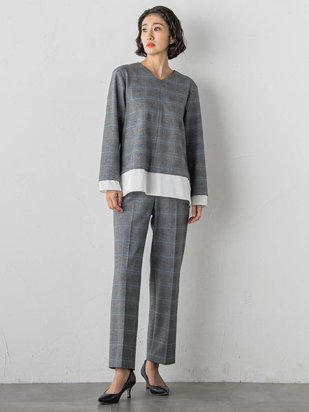 【大きいサイズ】ピクシエスタVネックブラウス