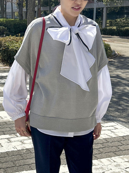 【WEB限定】ラメニットプルオーバー≪手洗い可能≫