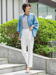 【WEB限定/+5cm丈長め】【極・名品パンツ】シェルタリングテーパードパンツ